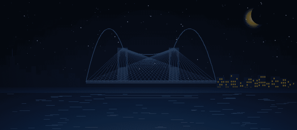 Brooklyn Bridge gothic arches, Manhattan skyline from DUMBO waterfront, Brooklyn NY — Islamic prayer times